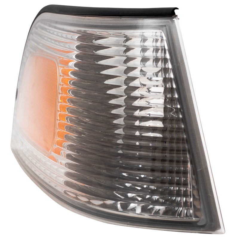 Brock Replacement Passengers Park Signal Side Marker Light Lamp Lens Compatible with 1998-2011 Crown Victoria XW7Z15A201AB