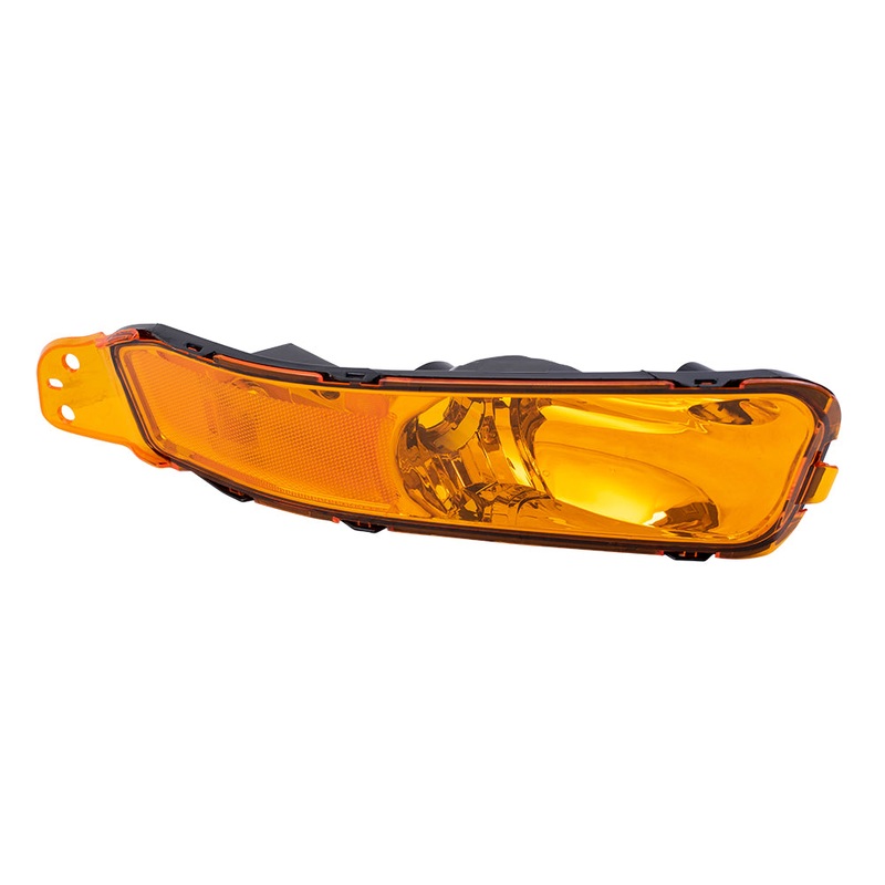 Brock Replacement Passengers Park Signal Side Marker Light Lamp Lens Compatible with 2005-2009 Mustang 4R3Z 13200 AA