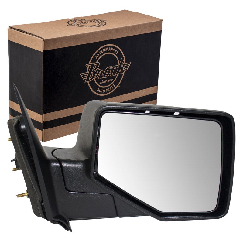Passengers Manual Side View Mirror Textured Base with Smooth Cover Replacement for 2006-2011 Ranger Pickup Truck 8L5Z17682BA