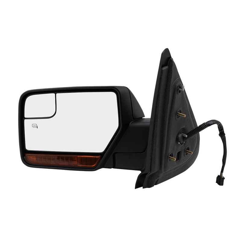 Power Folding Spotter Glass Mirror Replacement for 2012-2014 Expedition Navigator Drivers Heated Memory Puddle Lamp CL1Z17683CAPTM
