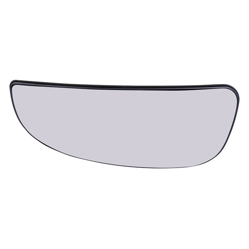 Brock Replacement Driver Lower Mirror Glass with Base Heated Compatible with 2014-2023 Promaster