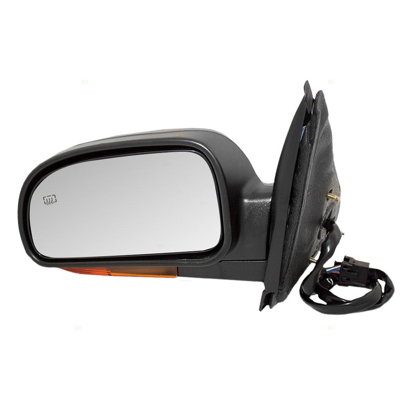 Brock Replacement Driver Power Side Door Mirror Heated Memory Amber Signal Compatible with Trailblazer Envoy Rainier 9-7X Ascender Bravada