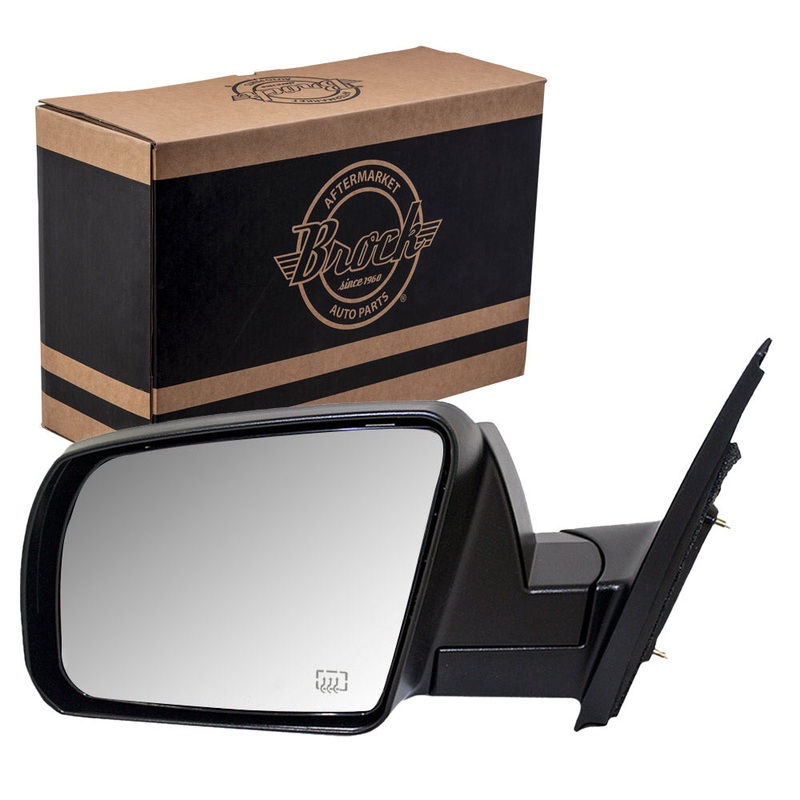 Brock Replacement Drivers Power Side View Mirror Heated Compatible with 2007-2013 Tundra 2008-2013 Sequoia 879400C271C0