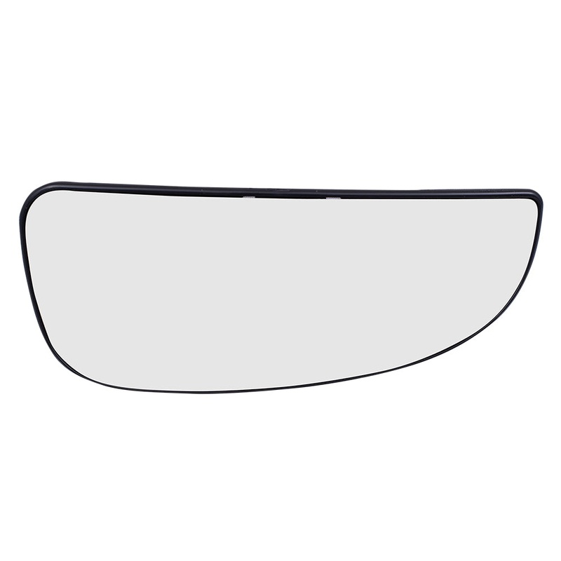 Brock Replacement Passenger Lower Mirror Glass with Base Compatible with 2014-2019 Promaster
