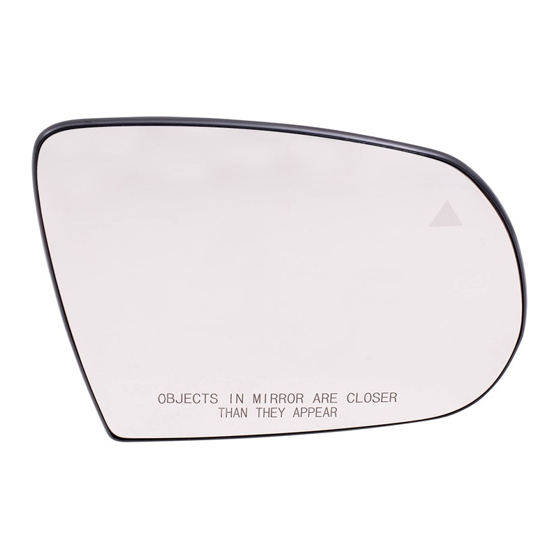 Brock Replacement Passenger Side Mirror Glass & Base with Heat and Blind Spot Detection without Memory Compatible with 2014-2021 Cherokee