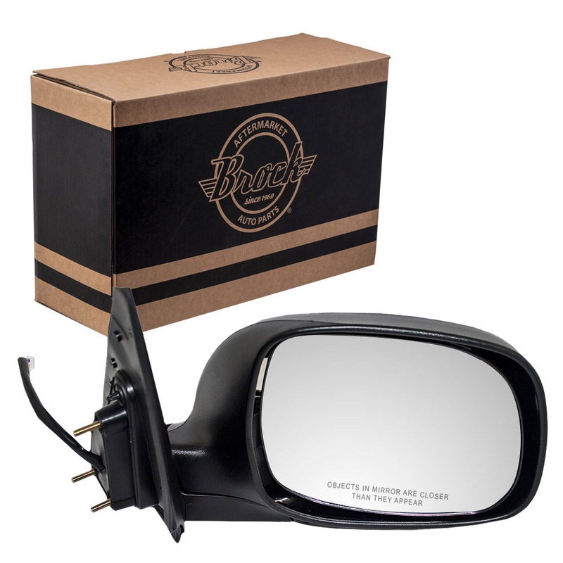 Brock Replacement Passengers Power Side View Mirror Ready-to-Paint Compatible with 03-06 Tundra 01-07 Sequoia 87910-0C060-C0