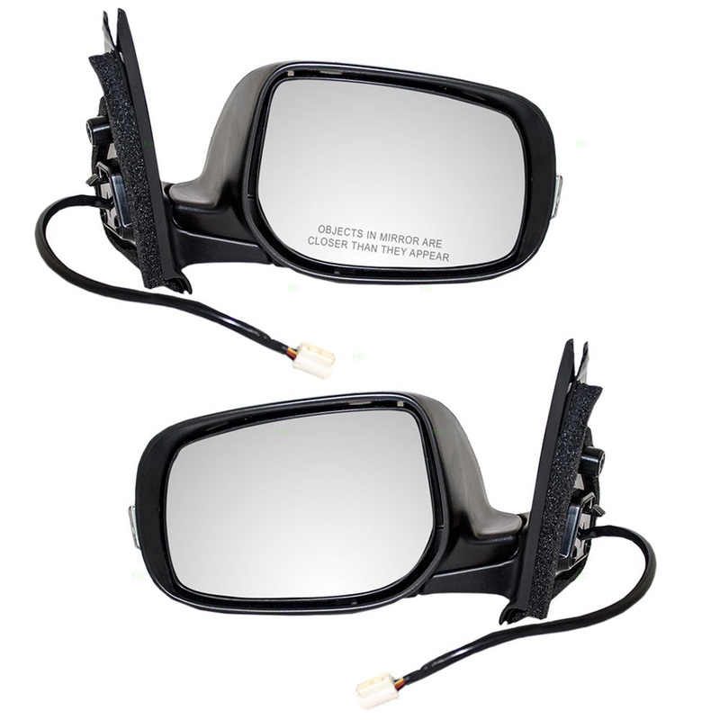 Driver and Passenger Power Side View Mirrors with Signal Replacement for Scion 87940-52420 87910-52440