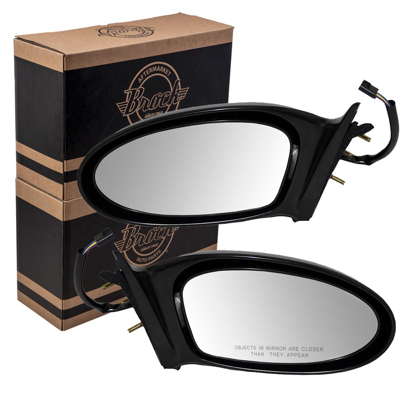 Replacement Driver and Passenger Set Power Side Door Mirrors Compatible with 1999-2004 Alero 22724869 22724870