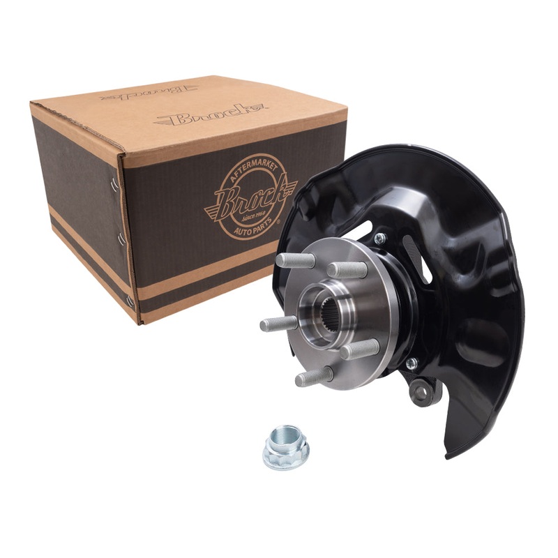 Brock Aftermarket Replacement Front Driver Left Loaded Steering Knuckle Assembly Compatible with 2003-2008 Corolla