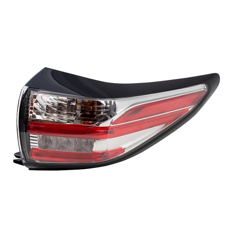 Brock Replacement Passenger Tail Light Compatible with 2015-2018 Murano