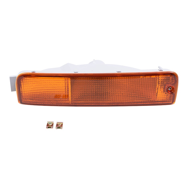 Brock Replacement Passengers Park Signal Front Marker Light Lamp Lens Compatible with 96-99 Pathfinder SUV 26130-0W025