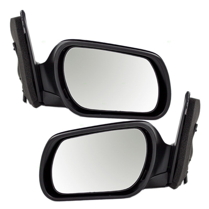 Pair Set Power Side View Mirrors Replacement for 04-09 Mazda 3 Mazda3 BN8B69180K08 BN8B69120K08