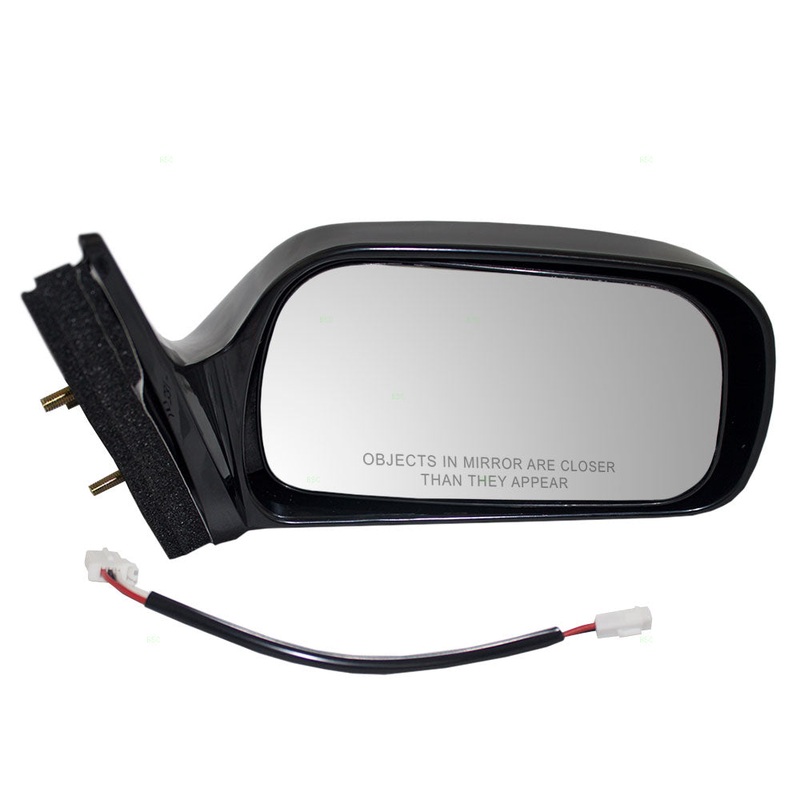 Replacement Passengers Power Side View Mirror with Adapter Compatible with 1997-2011 Camry 8791033150C0