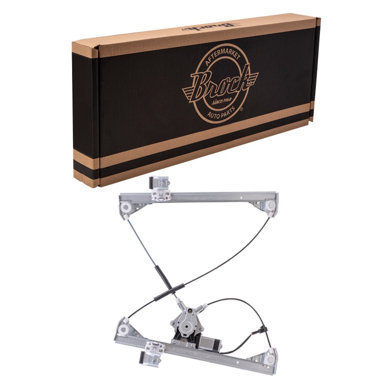 Brock Aftermarket Replacement Front Driver Left Power Window Regulator with Motor Compatible with 2003-2009 Hummer H2