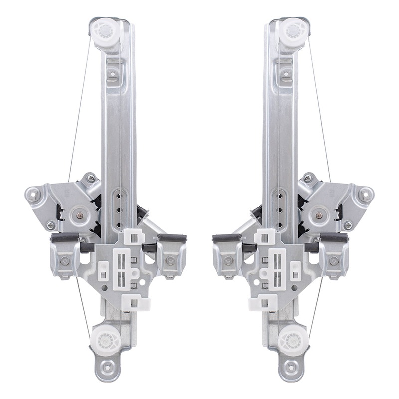 Brock Aftermarket Replacement Rear Driver Left Passenger Right Power Window Regulator with Motor Compatible with 2010-2012 Cadillac SRX
