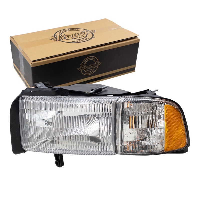 Brock Halogen Combination Headlight and Corner Light For Ram Pickup