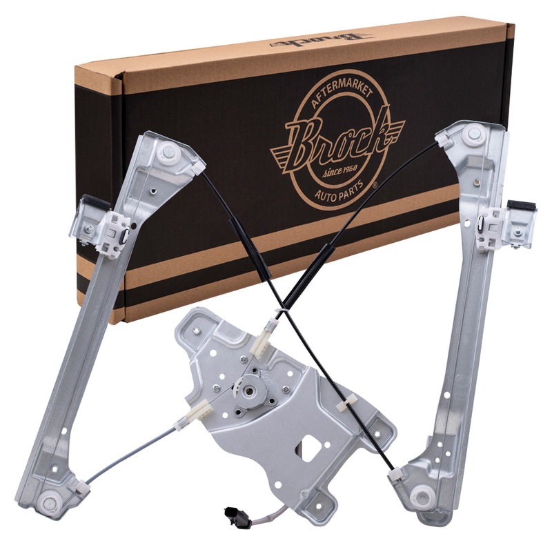 Brock Replacement Driver Front Power Window Regulator with Lift Motor Assembly Compatible with 2012-2017 Equinox