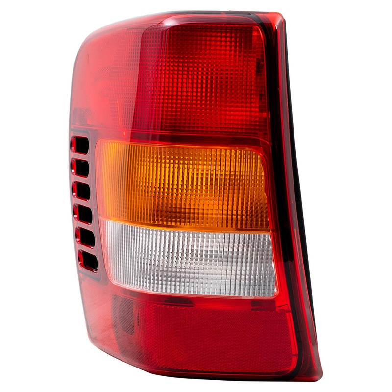 Brock Replacement Drivers Tail Light Lens with Circuit Board Compatible with 2002-2004 Grand Cherokee 55155138AJ