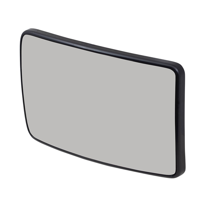 Brock Replacement Passenger Lower Manual Tow Mirror Glass with Base Compatible with 13-16 Super Duty Pickup