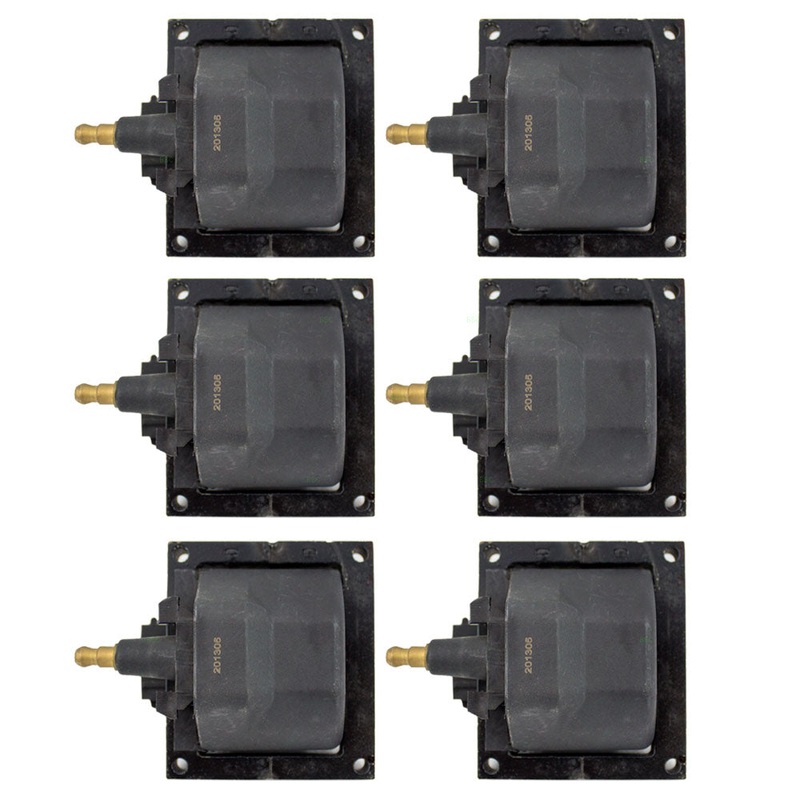 Ignition Coils 6 Pc Set fits 1988-1998 GMC Chevrolet Pickup Truck V6 4.3L Gas