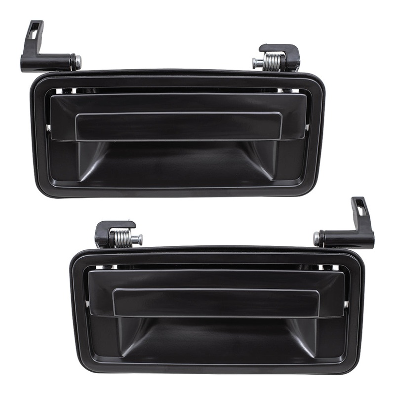 Brock Replacement Driver and Passenger Rear Outside Outer Door Handle Ready to Paint Compatible with 16626761 16626760
