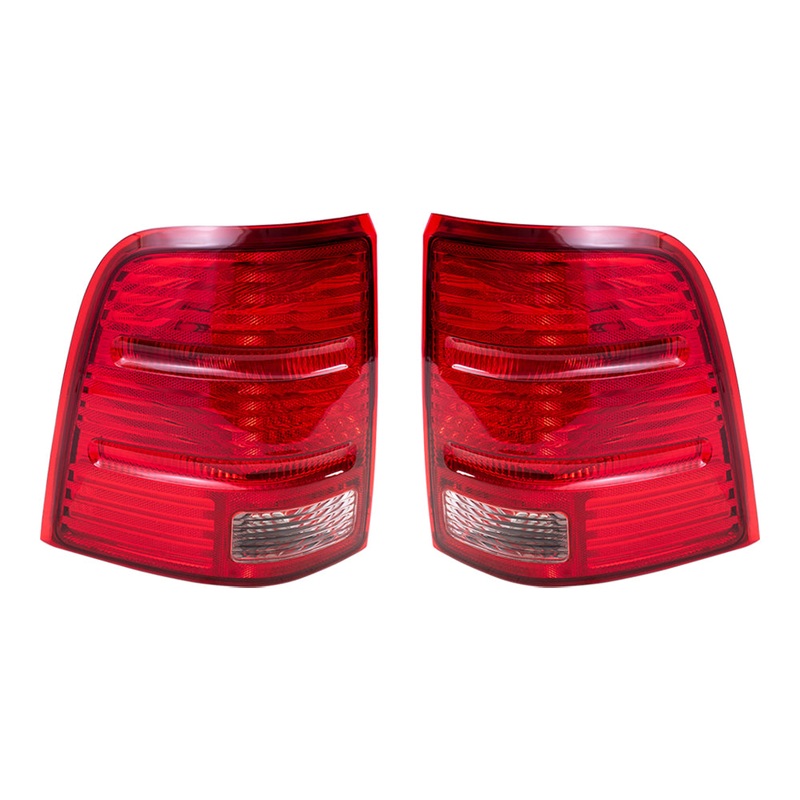 Brock Replacement Driver and Passenger Taillights Tail Lamps Compatible with 2002-2005 Explorer 4 Door 1L2Z13405AA 1L2Z13404AA