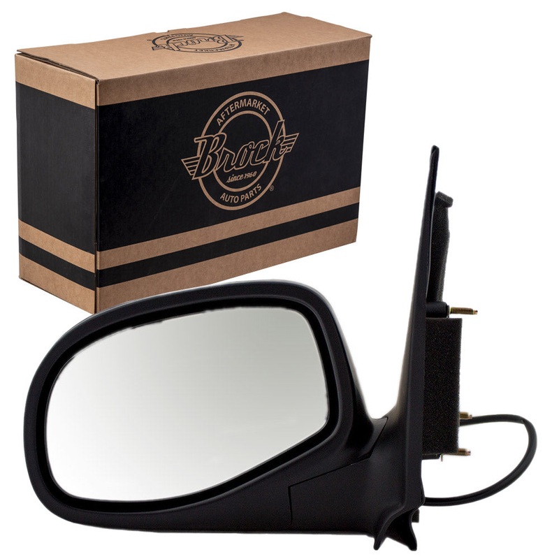 Brock Replacement Driver Side Power Mirror Paint to Match Black without Heat Compatible with 1993-2005 Ranger & 1996-2002 B-Series Trucks