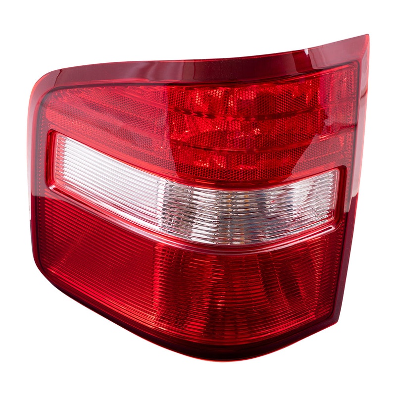 Brock Replacement Drivers Taillight Tail Lamp Lens Compatible with 2004-2009 F150 Flareside Pickup Truck 7L3Z13405BA