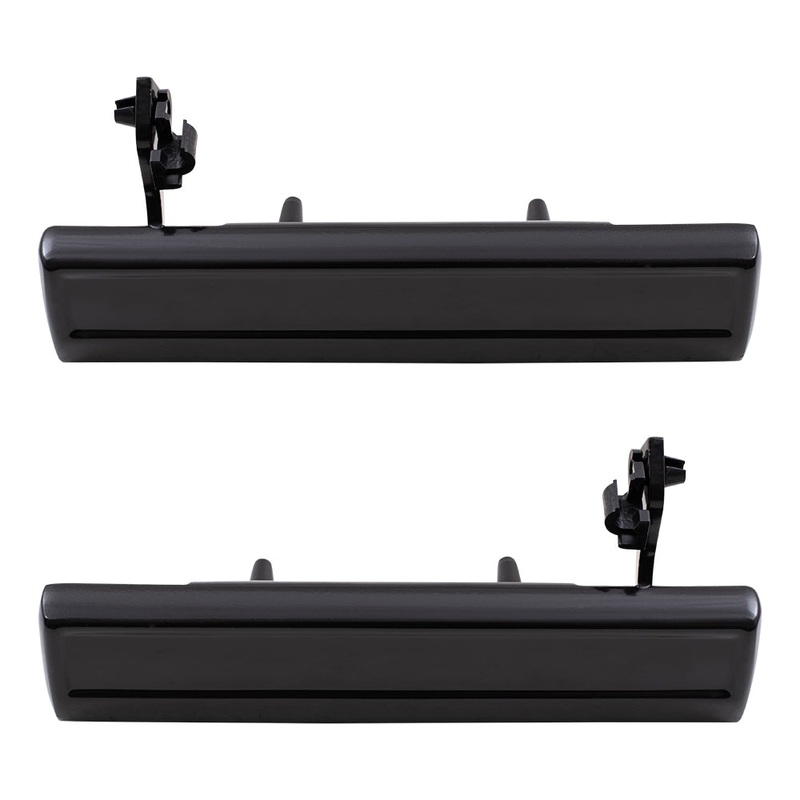 Brock Replacement Pair Set Outside Front Rear Door Handles Compatible with 20310083 20332646