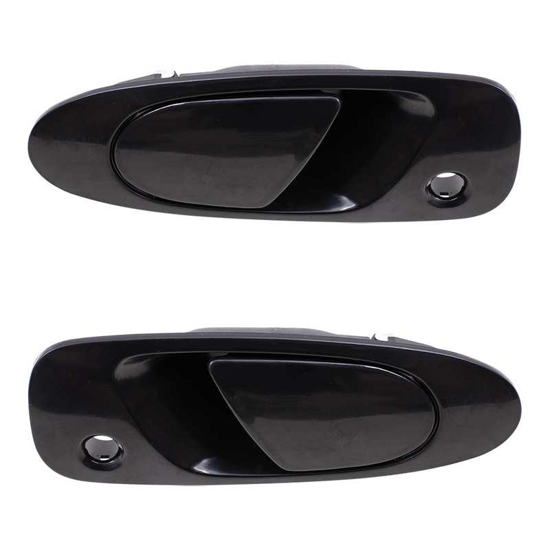 Brock Replacement Driver and Passenger Front Outside Outer Door Handles Compatible with 92-95 Civic & 93-97 Civic del Sol 72180SR3J02ZD 72140SR3J02ZD