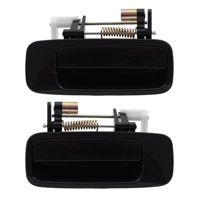 Brock Replacement Driver and Passenger Rear Outside Exterior Door Handles Compatible with ES300 Camry 69240AA010C0 69230AA010C0