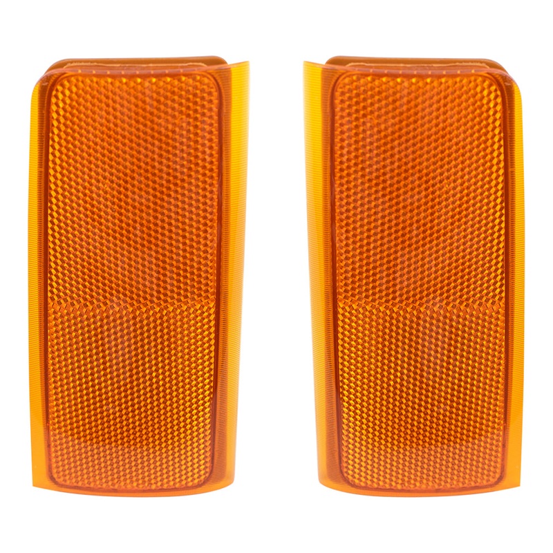 Brock Replacement Driver and Passenger Set Signal Side Marker Lights Compatible with 88-02 Blazer Suburban Tahoe Yukon C/K Pickup Truck