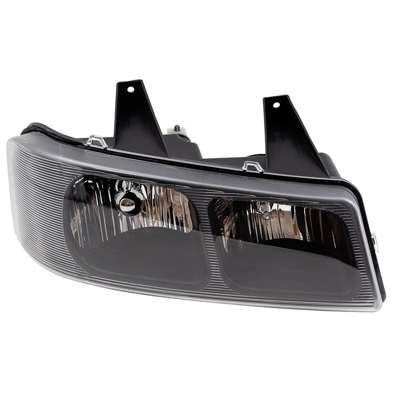 Brock Aftermarket Replacement Passenger Right Halogen Composite Headlight Assembly Compatible With 2003-2022 Chevy Express