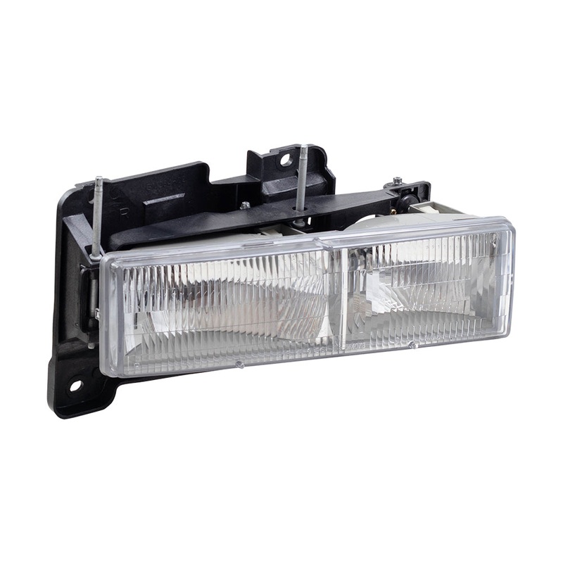 Brock Composite CAPA Headlight fits 1990-2002 GMC Chevy Pickup Passenger Lamp Assembly