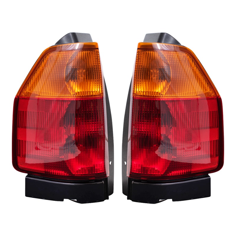 Brock Replacement Driver and Passenger Set Tail Lights Compatible with 2002-2009 Envoy 2002-2006 Envoy XL 15131576 15131577