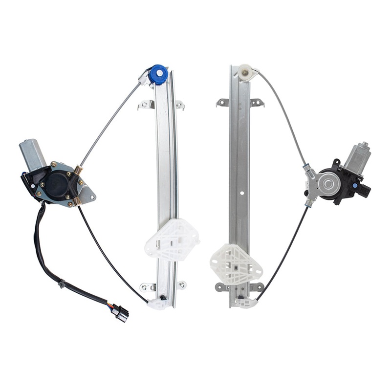 Brock Replacement Front Driver and Passenger Power Window Regulators with Motor Compatible with 2010-2014 Subaru Legacy EXCEPT 2.5i/2.5i Limited