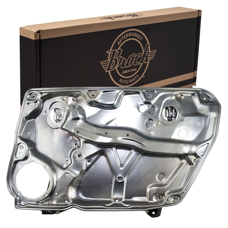 Brock Replacement Passengers Front Power Window Lift Regulator with Panel Compatible with 98-05 Passat 3B1837462