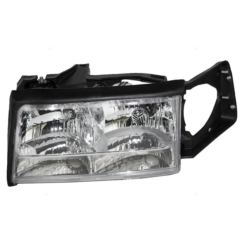 Headlight fits 1997-1999 Cadillac DeVille Driver Halogen Combination Headlamp