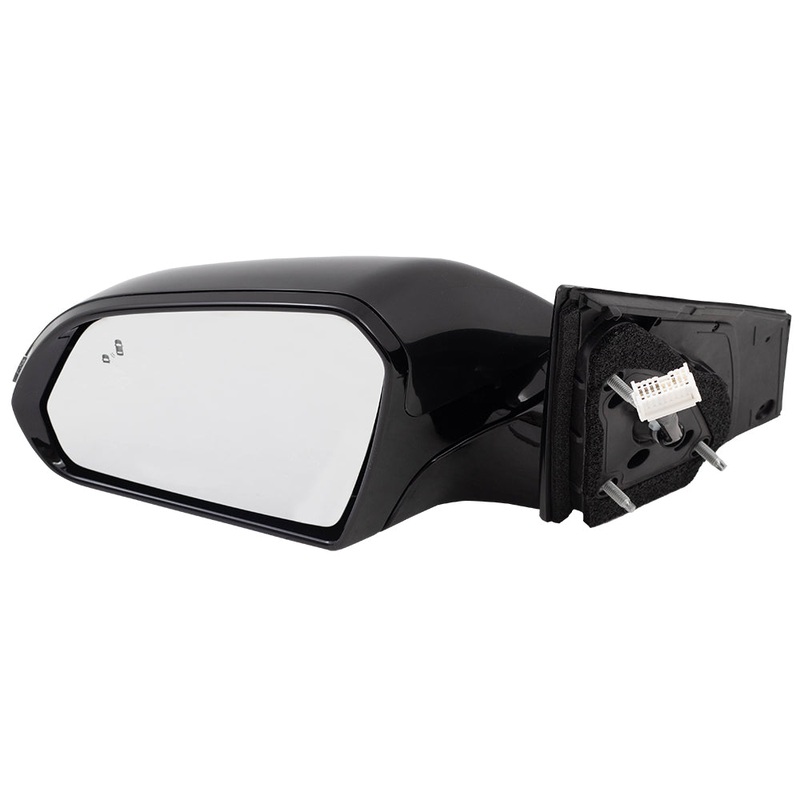 Brock Replacement Driver Power Gloss Mirror Heated with Signal Blind Spot Detection Compatible with 2018 2019 Sonata