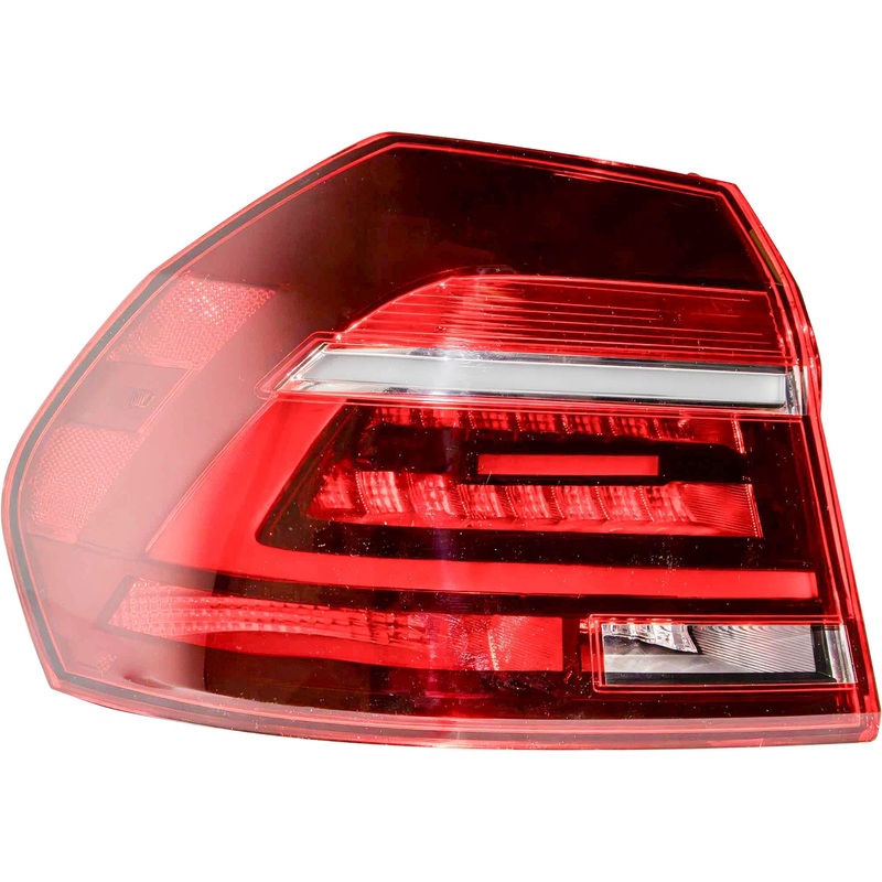 Combination Tail Light Assembly Driver Side Left Body Mounted for 2017-2019 Volkswagen Passat