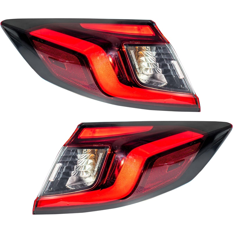 Combination Tail Light Assembly Set Body Mounted Driver Side Left Passenger Side Right For 2022-2025 Honda Civic Hatchback 2023-2024 Honda Civic Type R 2025 Honda Civic Hatchback Hybrid