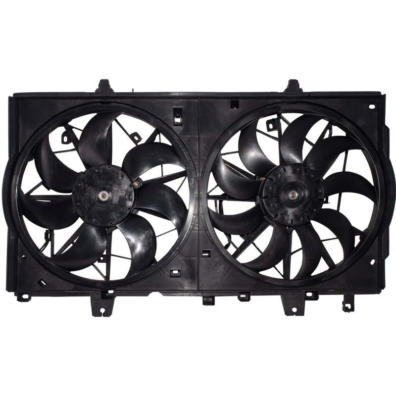 Dual Cooling Fan Assembly Without Controller for 2014-2020 Nissan Rogue 2014-2020 Nissan Qashqai