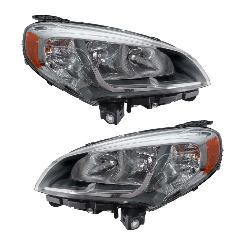 Halogen Combination Headlight Assembly Set Driver Left Passenger Right For 2015-2022 RAM ProMaster City
