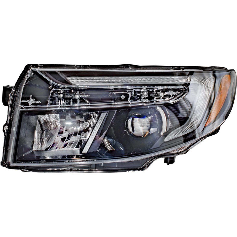 LED Combination Headlight Assembly Driver Side Left For 2021-2025 Honda Ridgeline Black Edition/RTL-E/Touring With 7 Pin Connector 2022-2025 Honda Passport With 7 Pin Connector