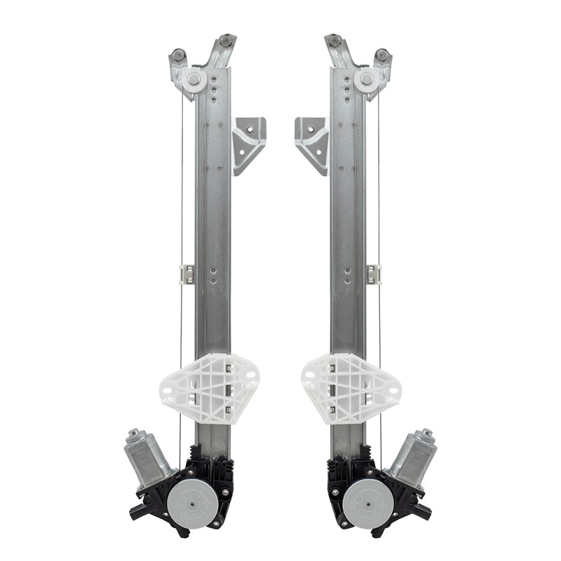 Brock Replacement Pair Front Power Window Regulators wiith Motors Compatible with 13-18 RDX
