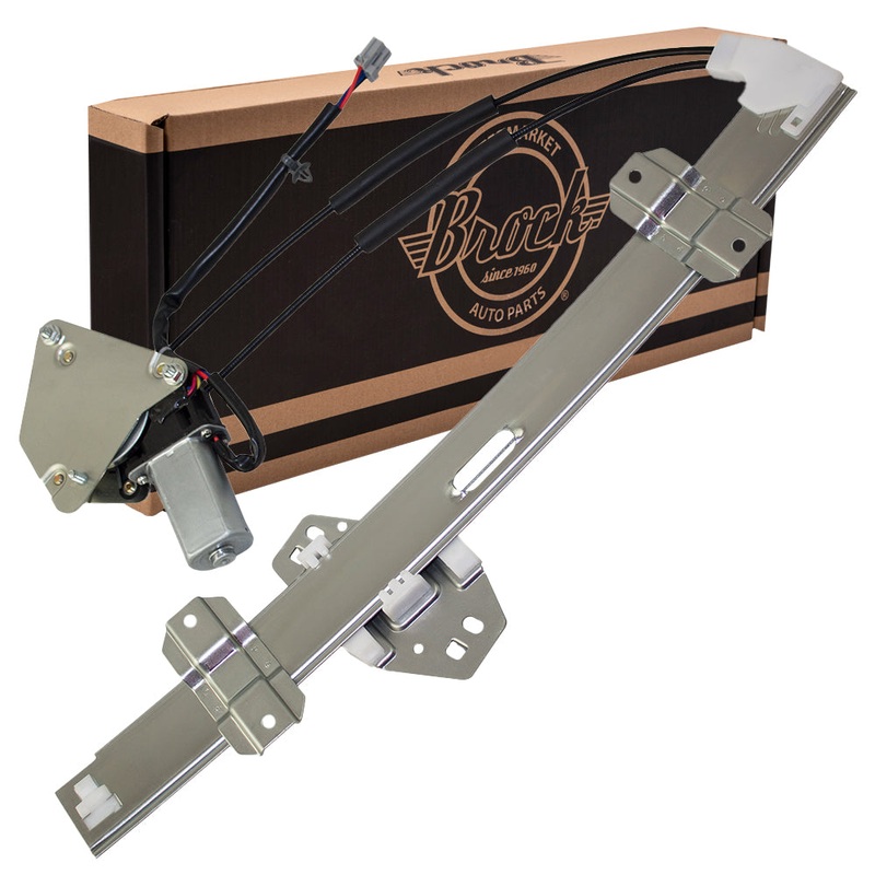 Brock Replacement Passengers Front Power Window Lift Regulator with Motor & 2 Pin Connector Assembly Compatible with 94-97 Accord 72210SV4A01