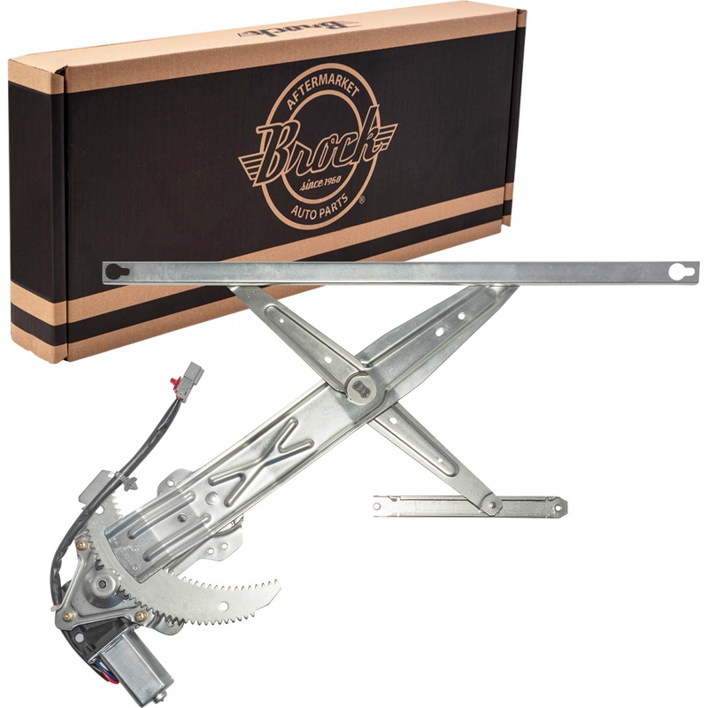 Brock Replacement Passengers Front Power Window Lift Regulator with Motor Assembly Compatible with 98-02 Accord 72211S82A01
