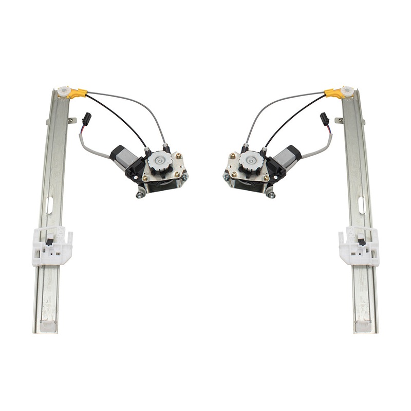 Brock Replacement Driver and Passenger Rear Power Window Lift Regulators with Motors Assemblies Upgrade Type Compatible with 06-07 SUV 4589267AD 4589266AD