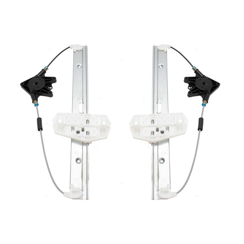 Brock Replacement Pair Set Rear Power Window Lift Regulators Compatible with 2007-2017 Wrangler 18 Wrangler JK & Unlimited 68014951AA 68014950AA