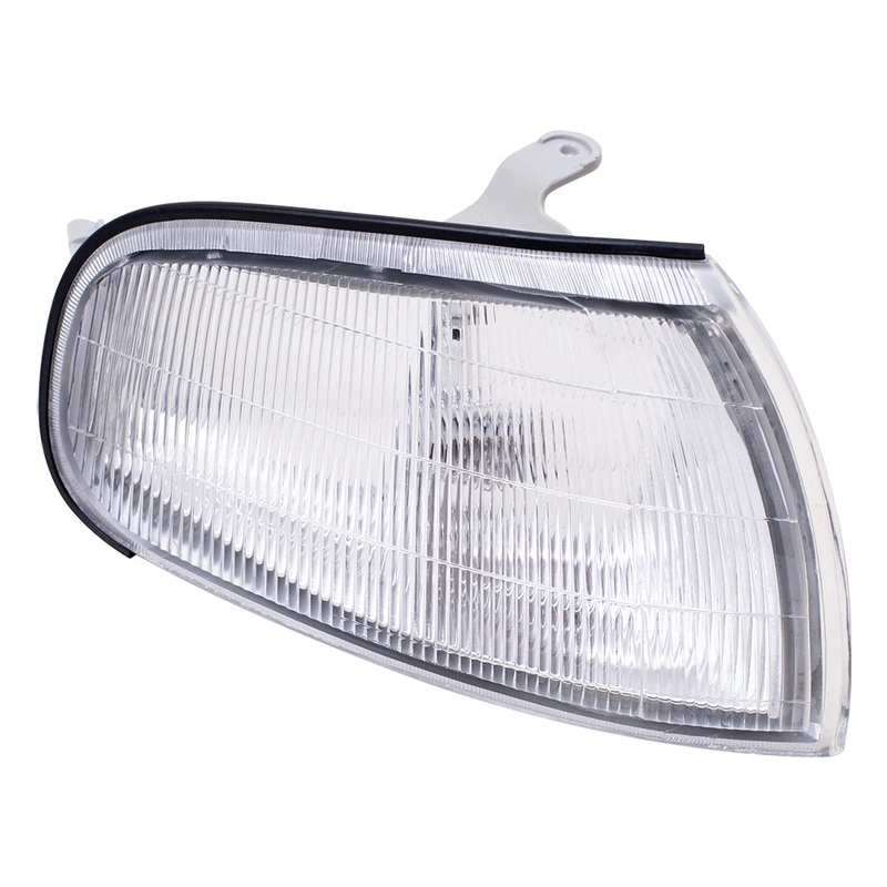 Brock Replacement Passengers Park Signal Corner Marker Light Lamp Lens Compatible with 92-94 Camry 8161006010